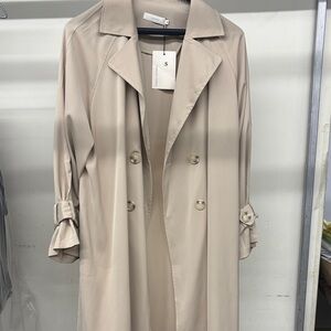 Elegant Beige Trench Coat